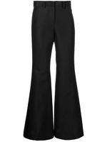 sacai pantalon à coupe évasée - Noir