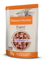 NATURES VARIETY ORIGINAL POUCH TURKEY 12X70 GR - thumbnail