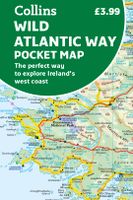 Wegenkaart - landkaart Pocket Map Wild Atlantic Way | Collins - thumbnail