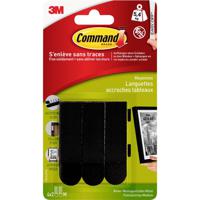 3M Command-beeldmontage strips Zwart Inhoud: 4 paar