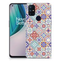 OnePlus Nord N10 5G TPU Siliconen Hoesje Tiles Color - thumbnail