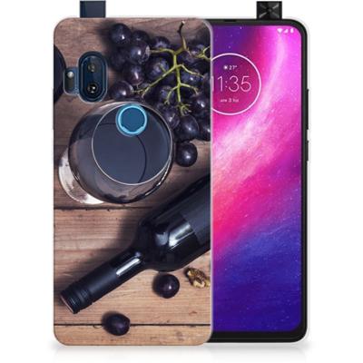 Motorola One Hyper Siliconen Case Wijn