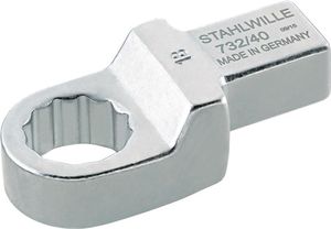 Stahlwille Ringinsteekgereedschap | sleutelwijdte 24 mm 14 x 18 mm | chroom-legering-staal | chroom-vanadium | 1 stuk - 58224024 58224024