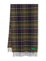 Barbour x Ganni écharpe en laine à motif tartan - Vert