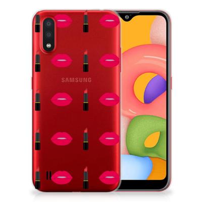 Samsung Galaxy A01 TPU bumper Lipstick Kiss