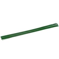 Steekdraad/binddraad - 120x st - groen - 1 x 400 mm - ijzerdraad/hobby draad