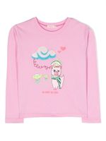 Billieblush t-shirt en coton à sequins - Rose