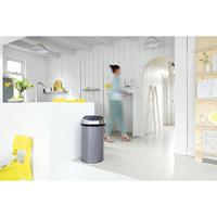 Brabantia Touch Bin Prullenbak, Platinum, 60 Liter