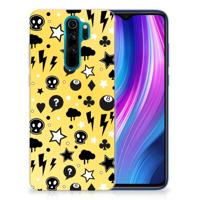 Silicone Back Case Xiaomi Redmi Note 8 Pro Punk Geel