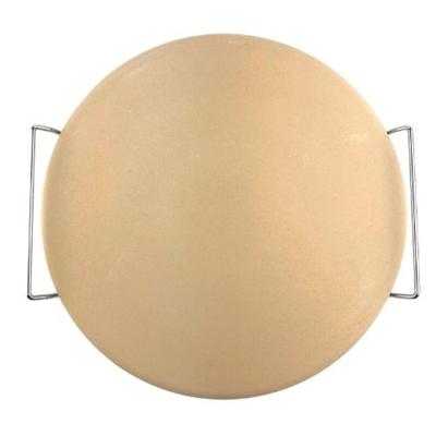 Pizzasteen BBQ/oven met handvaten - D35 cm - Baksteen - Pizzaplaten Pizzasteen BBQ/oven met handvaten - D35 cm - Baksteen - Pizzaplaten