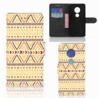 Motorola Moto G7 Play Telefoon Hoesje Aztec Yellow