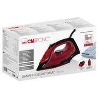 Clatronic DB 3752 Droogstrijken Keramische zoolplaat 2200 W Rood, Zwart - thumbnail