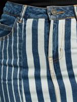 Noisy May / Rok nmNicole Normal Waist Denim Stripe in blauw