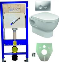 Complete Toiletset met Geberit UP 100 + Mercurius wc + zitt +...