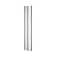 Plieger Designradiator Trento 814 Watt Middenaansluiting 180x35 cm Zilver Metallic - thumbnail