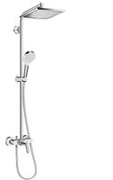 Hansgrohe Crometta E 240 1jet Showerpipe Met Douchekraan Chroom - thumbnail