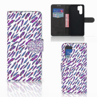 Huawei P30 Pro Telefoon Hoesje Feathers Color - thumbnail