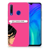 Honor 20 Lite Silicone-hoesje Woman Don't Touch My Phone