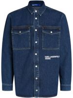 Karl Lagerfeld Jeans surchemise Utility - Bleu