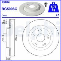 Remschijf BG5008C