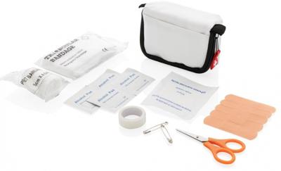 XD Collection Ehbo-set 13 cm polyester wit 5-delig