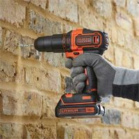 Black & Decker BDC718AS2F boor Zonder sleutel Zwart, Oranje - thumbnail