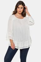 Ulla Popken Tuniek, coldy dyed, 3/4 mouwen - Grote Maten