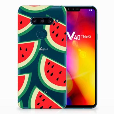 LG V40 Thinq Siliconen Case Watermelons