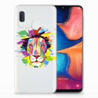 Samsung Galaxy A20e Telefoonhoesje met Naam Lion Color