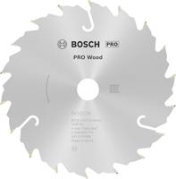 Bosch 1x PRO Wood cirkelzaagblad voor gesnoerde handcirkelzagen (voor Zachthout, Hardhout, Ø mm, Professional Accessoires Handcirkelzaag)