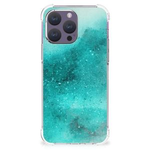 Back Cover iPhone 15 Pro Max Painting Blue