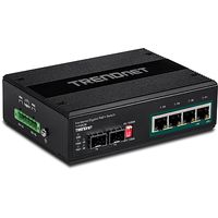 Trendnet TI-PG62B netwerk-switch Unmanaged L2 Gigabit Ethernet (10/100/1000) Power over Ethernet (PoE) Zwart - thumbnail