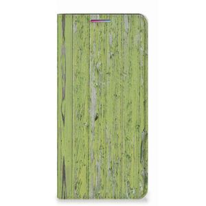 Motorola Moto G60s Book Wallet Case Green Wood