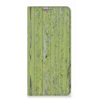 Motorola Moto G60s Book Wallet Case Green Wood - thumbnail