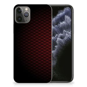 Apple iPhone 11 Pro TPU bumper Geruit Rood