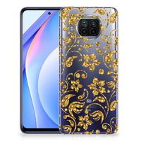 Xiaomi Mi 10T Lite TPU Case Gouden Bloemen