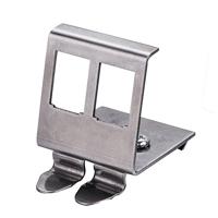 ROLINE top-hat rail adapter ongemonteerd, voor 2 keystones