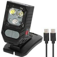 Brennenstuhl oplaadbare LED-werklamp CL 600 MA (600lm, IP54, 6 lichtstanden, LED zaklamp met magneetvoet en 360° draaibaar scharnier, max. 39u lichtduur, USB C-oplaadaansluiting)