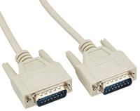 Delock Seriële kabel sub-D15 stekker naar stekker 1 m