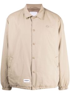 CHOCOOLATE veste bomber matelassée à patch logo - Marron