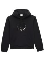 Courrèges Hoodie met logoprint - Zwart