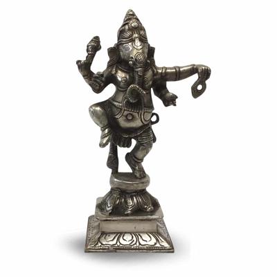 Dansende Ganesha Zilverkleurig (25 cm) Dansende Ganesha Zilverkleurig (25 cm)