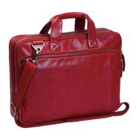Chesterfield Leren Laptoptas 15 inch Manuel Rood