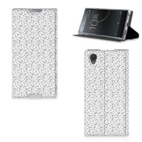 Sony Xperia L1 Hoesje met Magneet Stripes Dots - thumbnail