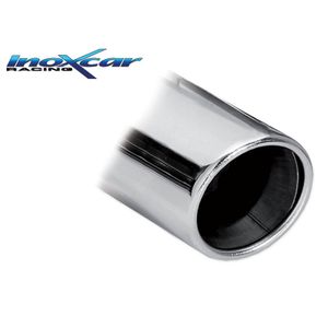 InoxCar uitlaat passend voor Mini One Cabrio 1.6 98pk 2013- 1x90mm X-Race IXMICO13XR90