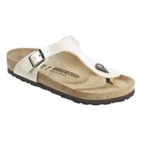 Birkenstock Gizeh 812 UK223, damessandalen, Graceful Pearl White, 39 EU