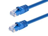 Monoprice Netwerkkabel (UTP, 24 AWG, Cat5e, 350 MHz, UTP, blank koper), blauw