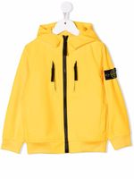 Stone Island Junior veste à patch logo sur la manche - Jaune