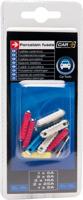 Car Plus autozekeringenset torpedo + glas 25 mm 10 delig