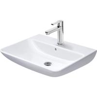 Duravit Me by starck wastafel 65x49 cm. 1x kraangat met overloop wit 2335650000